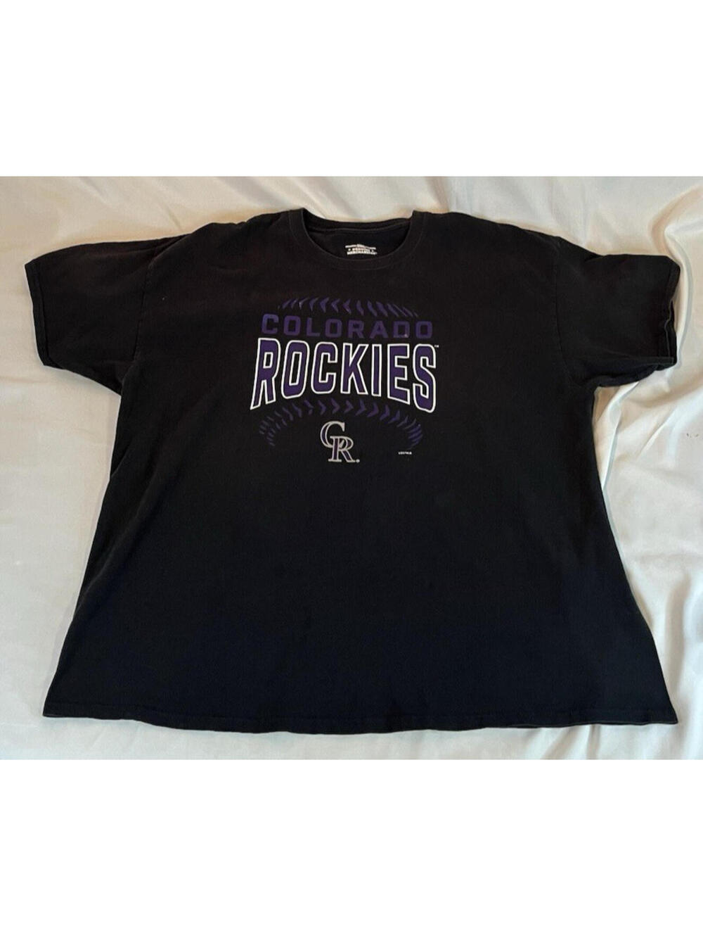 Colorado Rockies MLB Genuine Merchandise Black T-Shirt Men's 2XL
